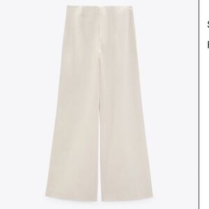 Zara linen high waisted pants M
